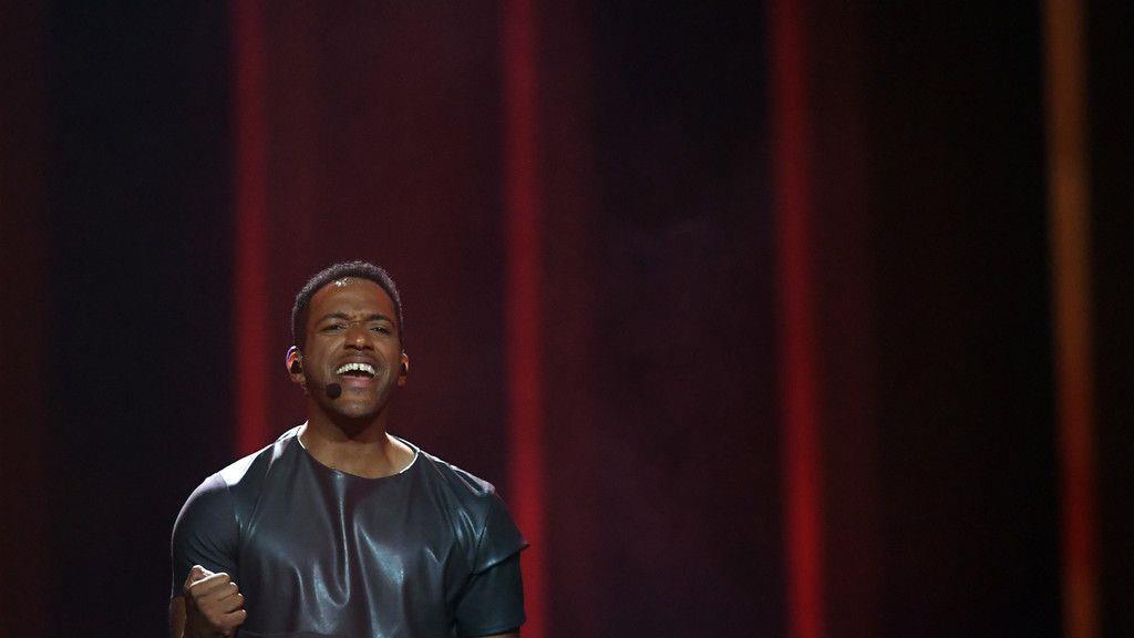 Cesar Sampson beim ESC