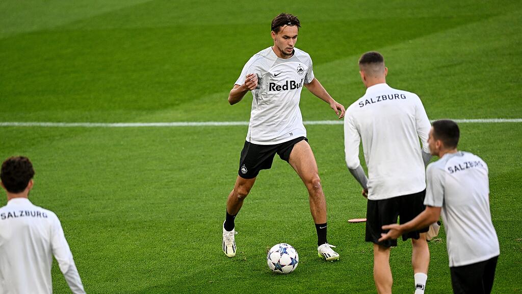 Red Bull Salzburg, Training, Benfica Lissabon,
