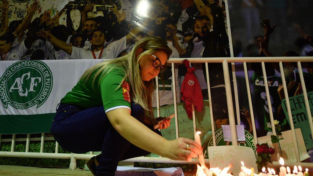Chapecoense-Fans trauern