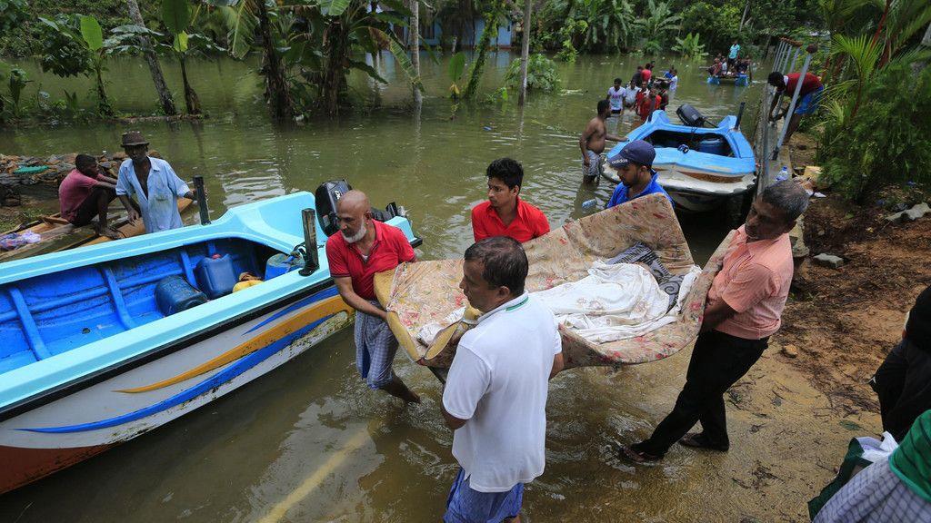 Über 100 Tote nach Unwettern in Sri Lanka