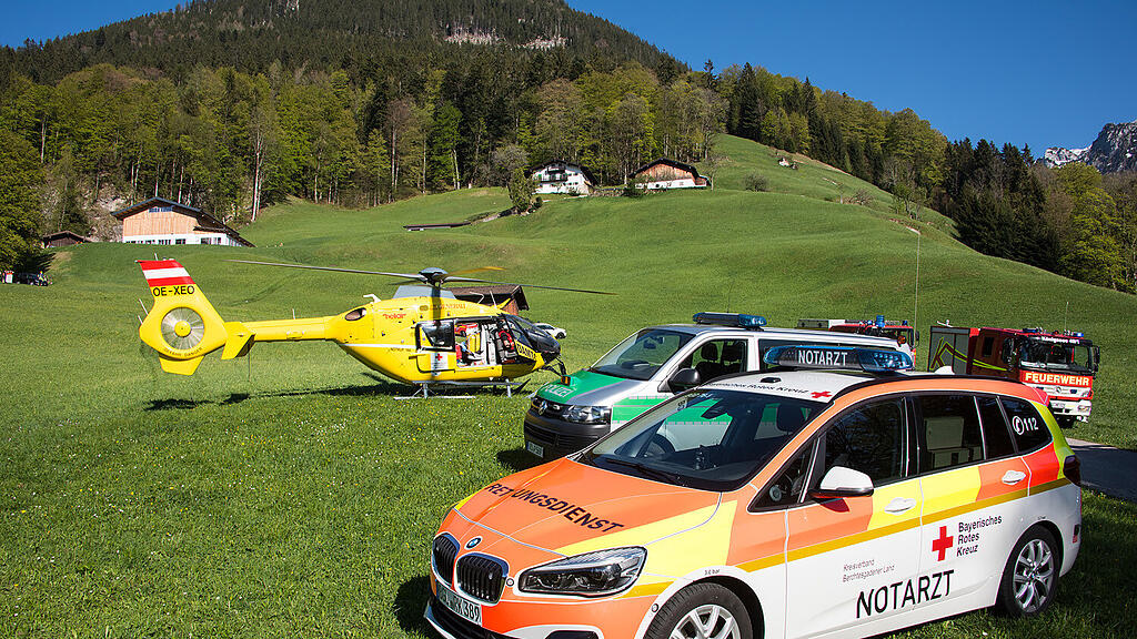 Autoabsturz Berchtesgaden