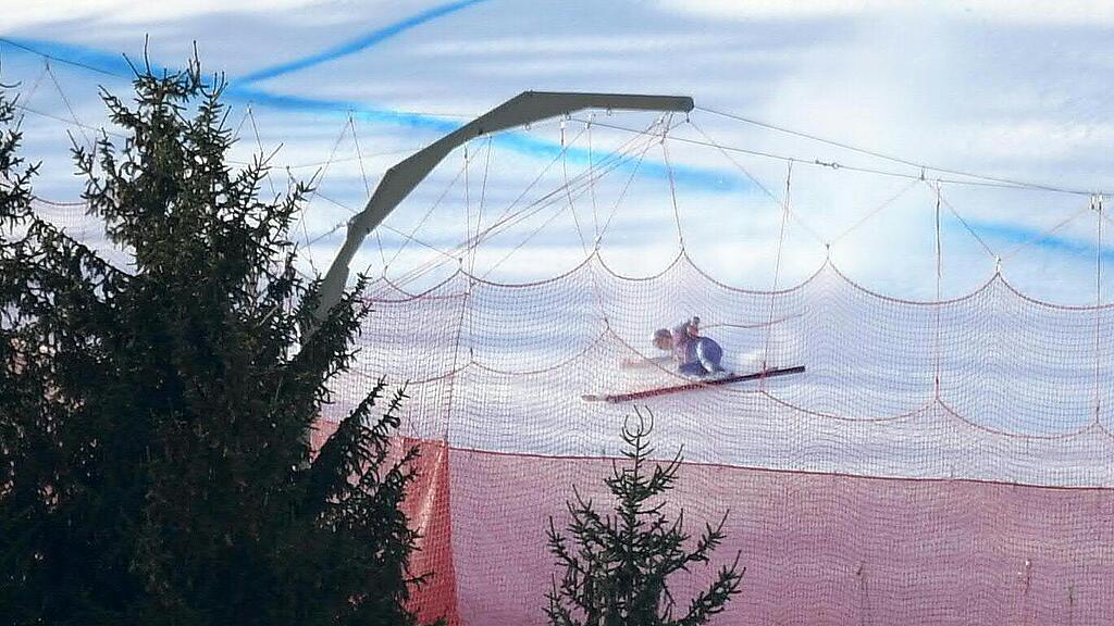Ryan Cochran-Siegle stürzt in Kitzbühel