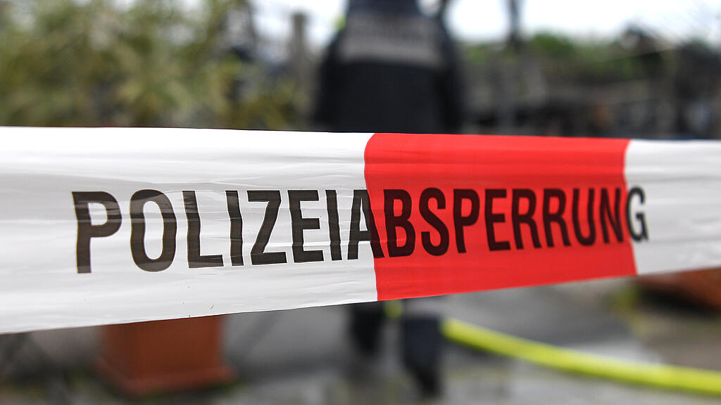 Polizeiabsperrung