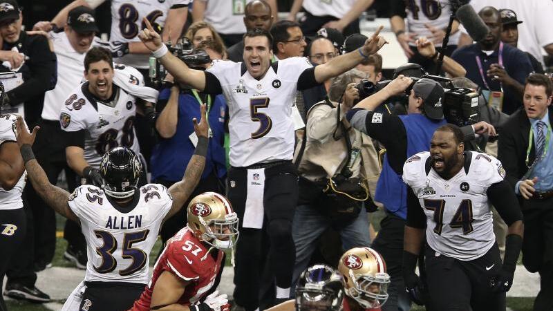 Baltimore Ravens siegten beim Super Bowl am 03.02.13