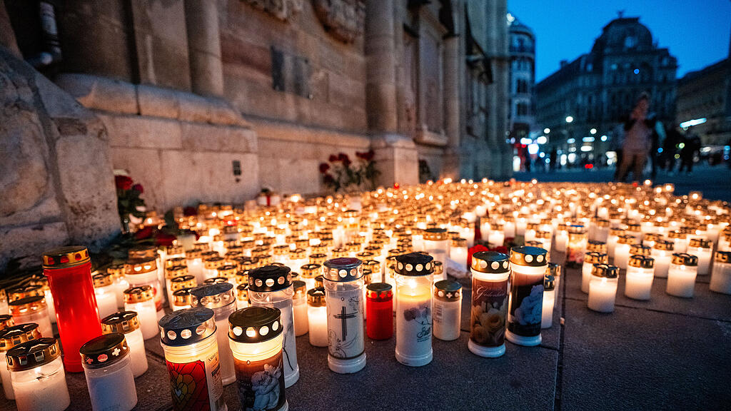 Amoklauf in Graz: Lichtermeer in Wien