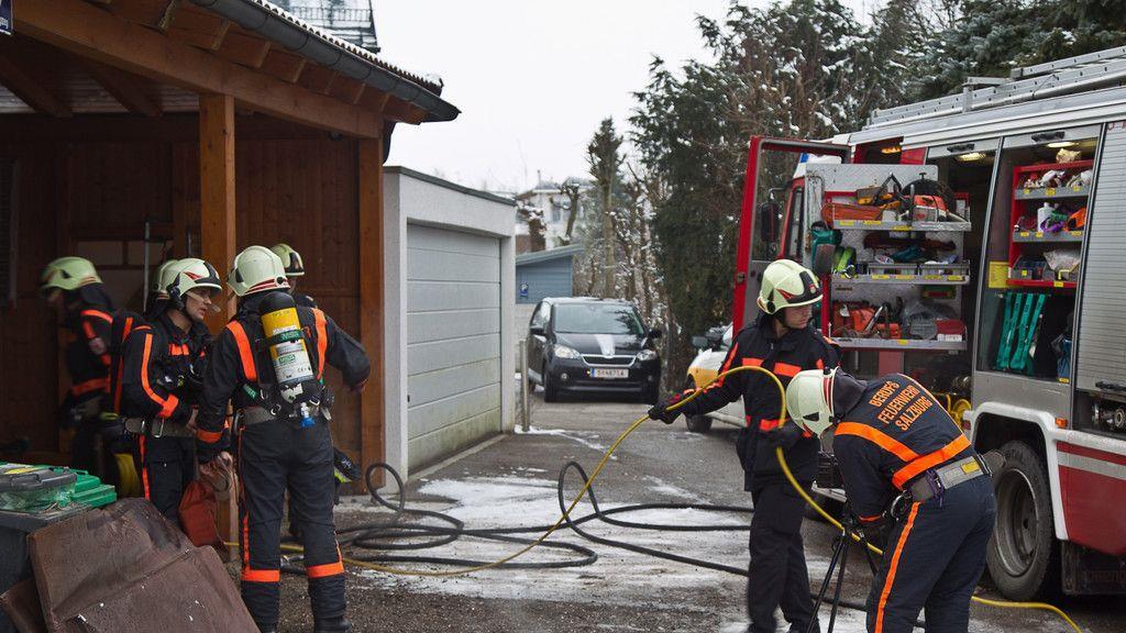 Saunabrand in Leopoldskron