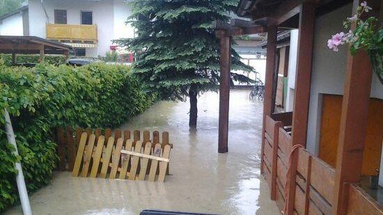 Hochwasser in Kaprun