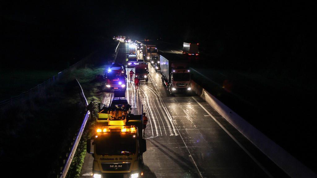 Drei Verletzte bei Crash auf A1 bei Thalgau