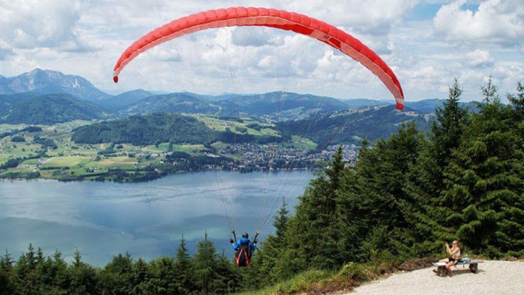 Paragleiten in Gmunden