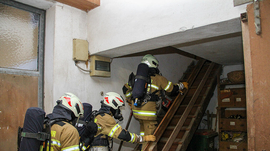 Groß-Übung der Feuerwehren in Oberndorf