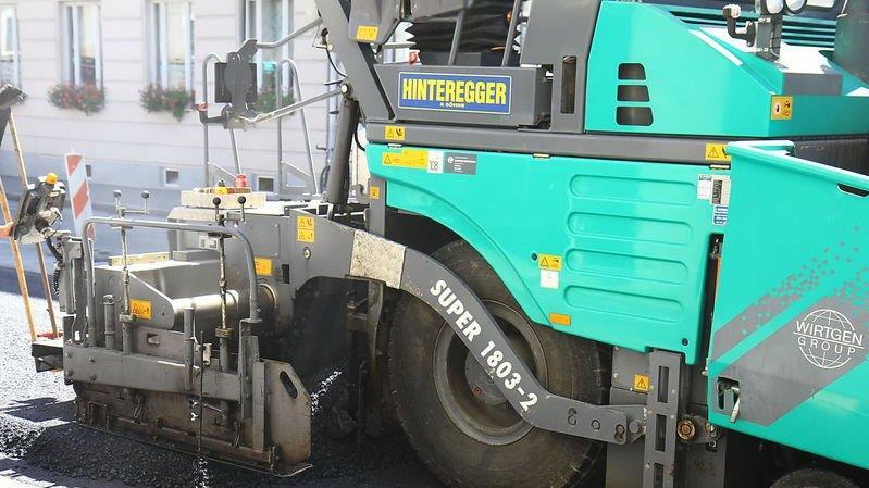 Baustelle in der Schwarzstraße