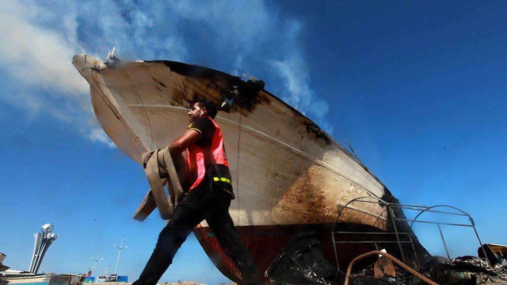 Bomben und Raketen in Nahen Osten