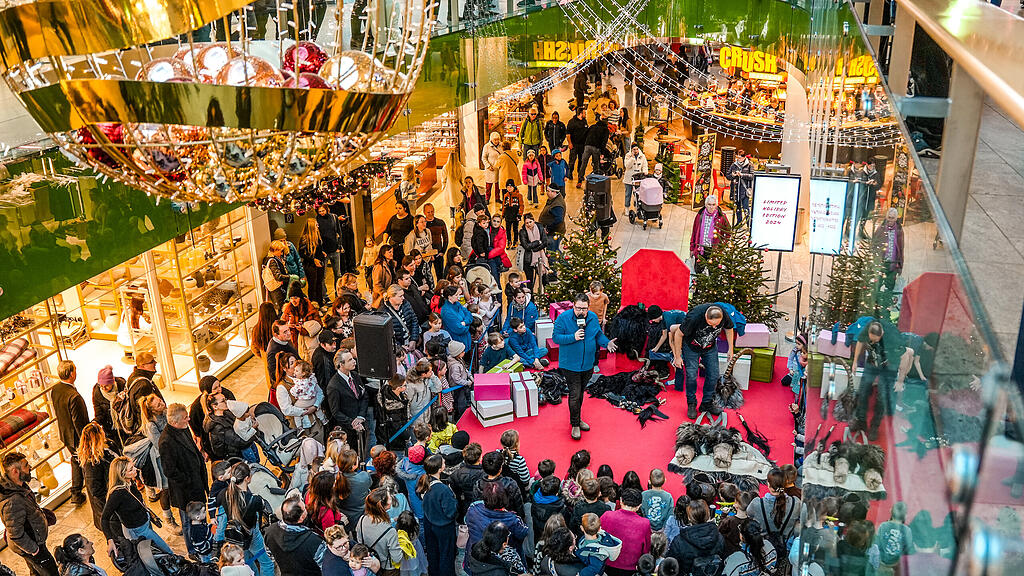 Krampus-Show im Europark