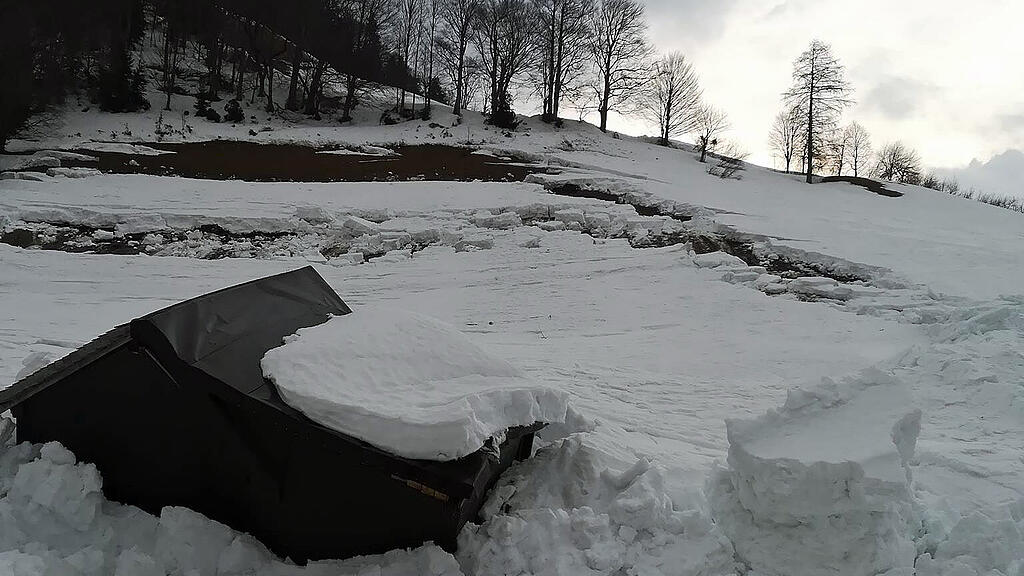 Lawine in Krispl