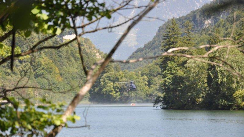 Löscharbeiten am Thumsee, Tag 2
