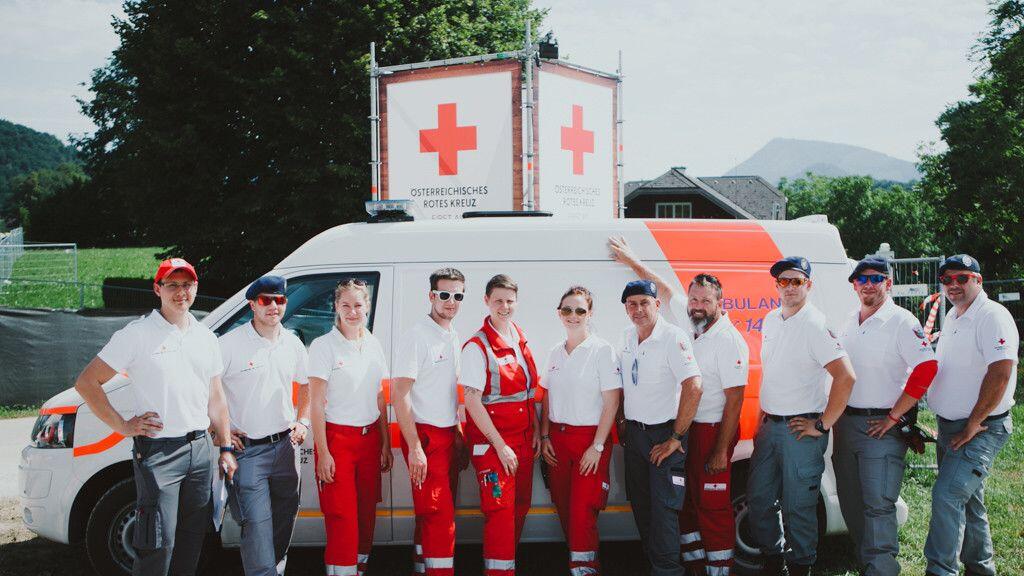 Das Rote Kreuz Salzburg hat rund 7.400 ehrenamtliche Stunden beim Electric Love geleistet.