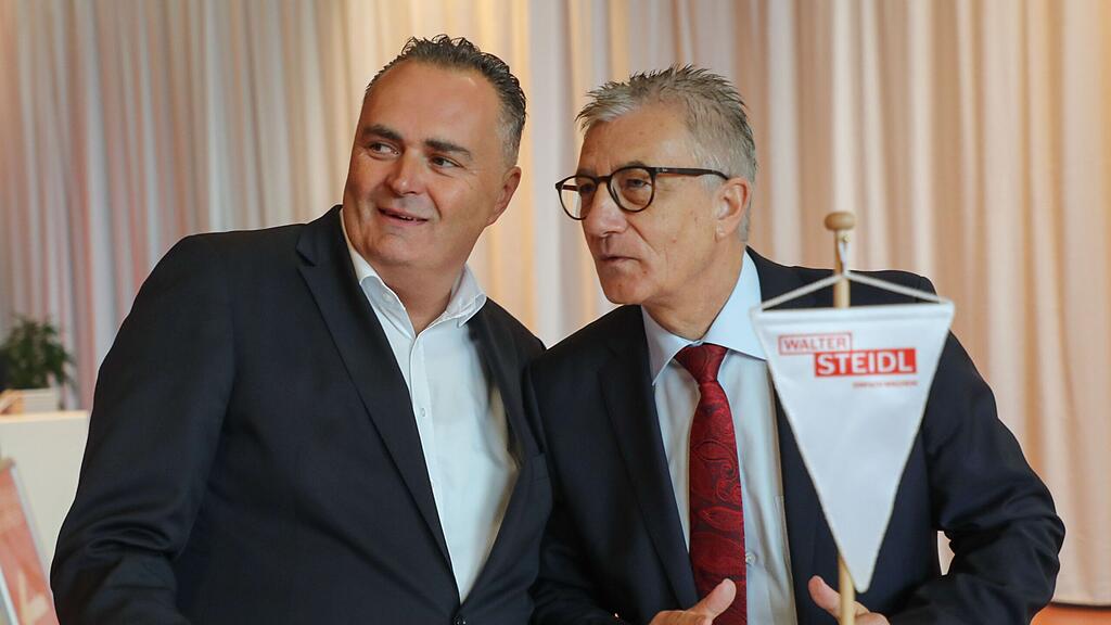Doskozil (li.) und Steidl werben für Geschlossenheit in der SPÖ.
