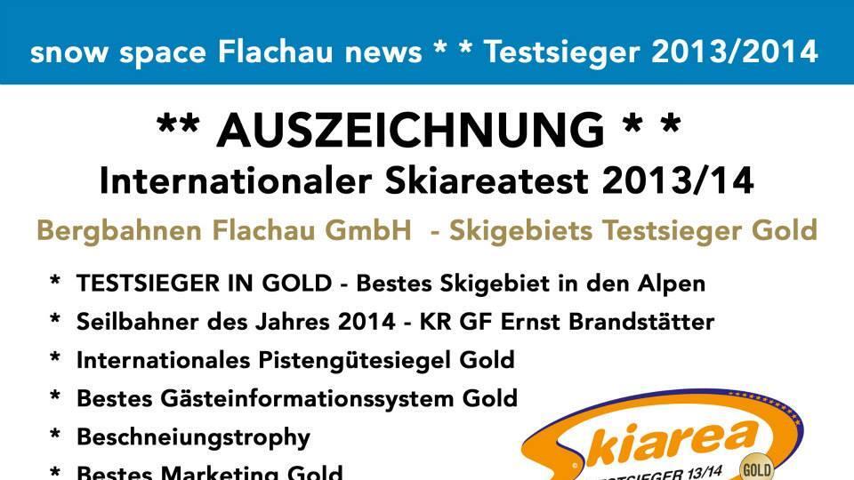 Flachau ausgezeichnet