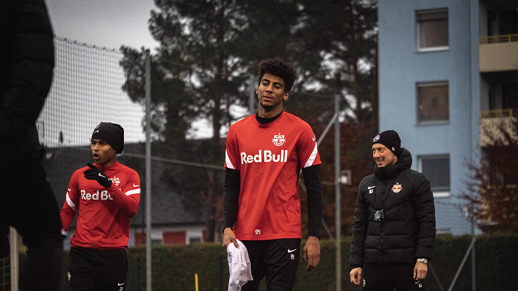 Red Bull Salzburg, Training, Bernardo, Jaissle, Adeyemi