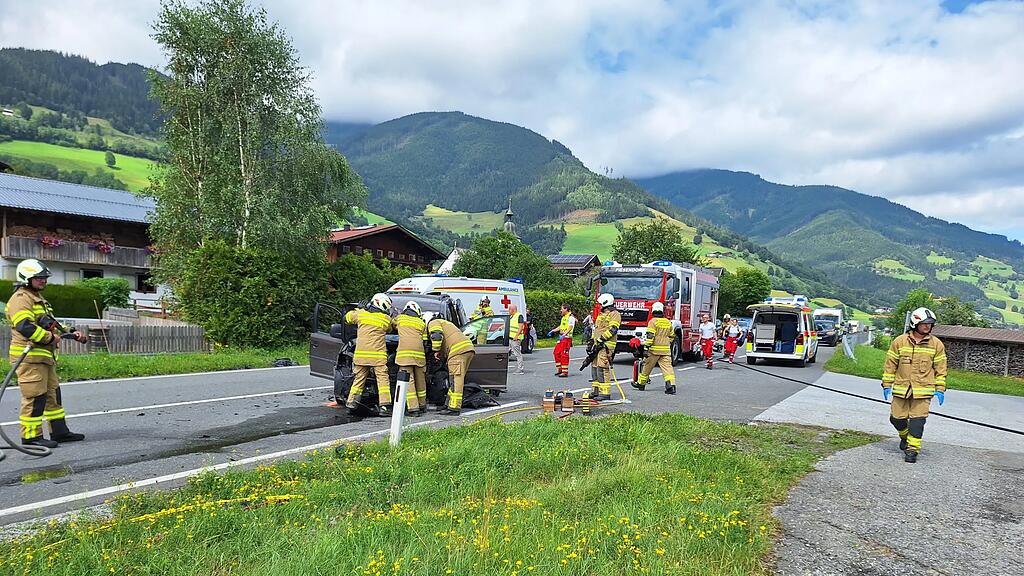 Unfall mit mehreren Verletzten auf B168