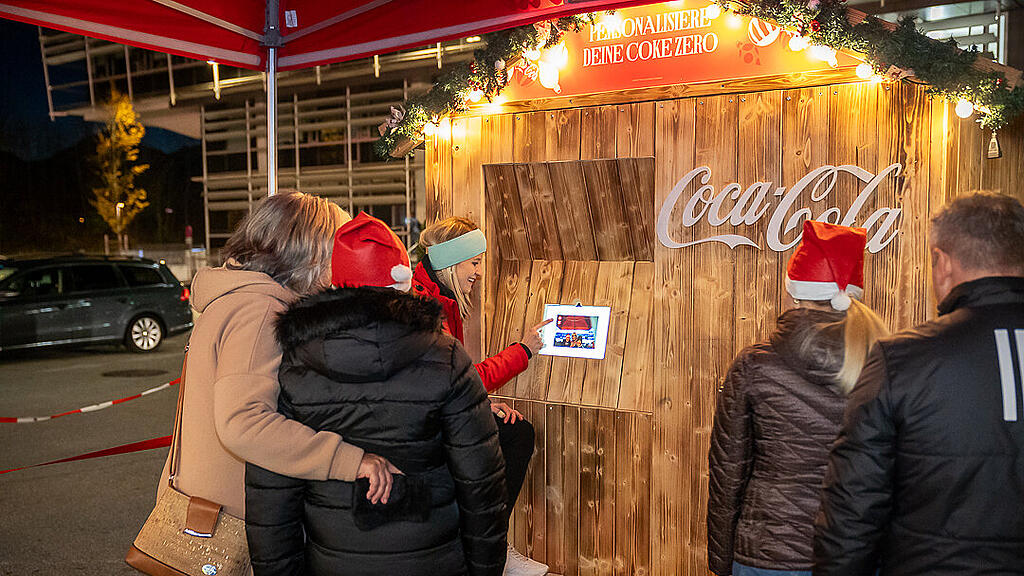 Coca-Cola Weihnachtstruck beim EUROPARK