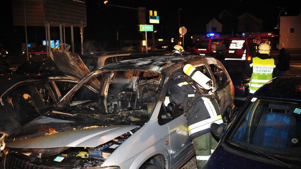 KFZ-Brand in Haid