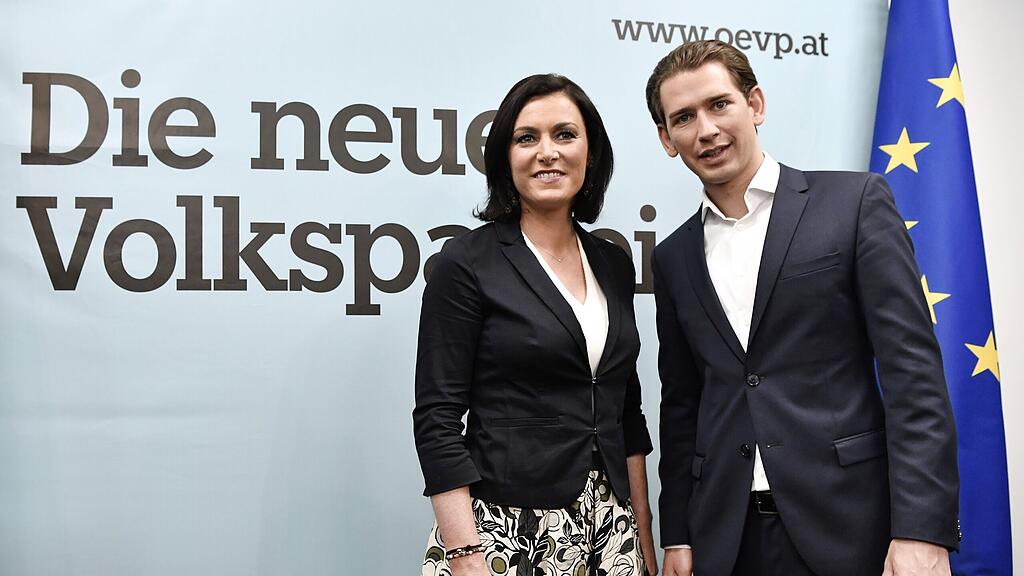 Elisabeth Köstinger und Sebastian Kurz kündigten einen neuen Kurs in der ÖVP an.