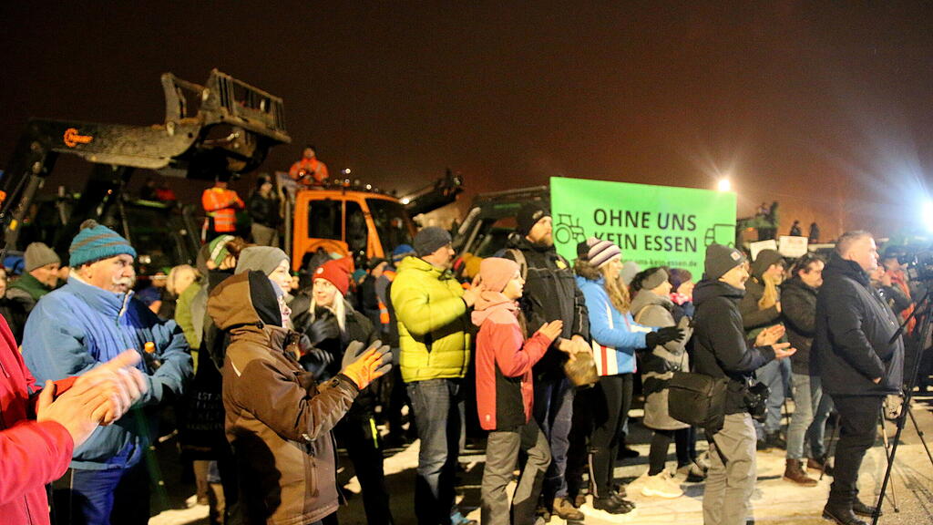 Bauernproteste, Demonstration in Bad Reichenhall