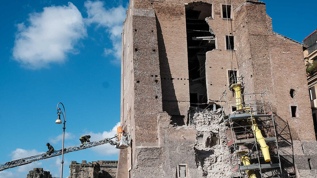 Arbeiter stirbt bei Einsturz von Mittelalter-Turm in Rom