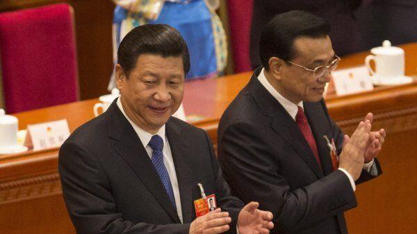 Präsident Xi (links) und Regierungschef Li