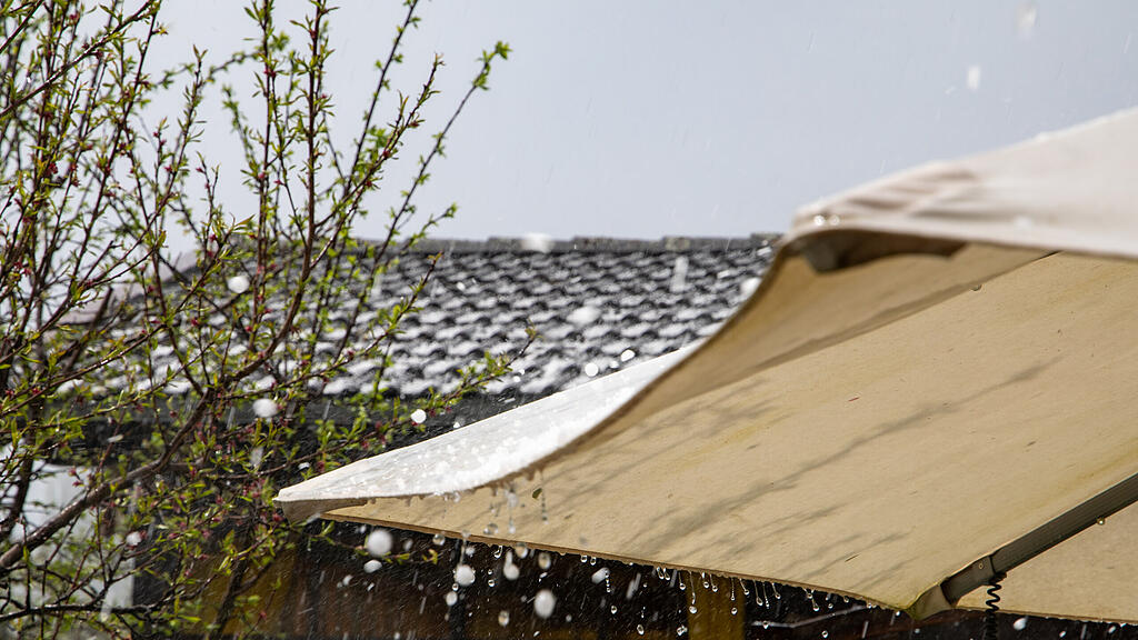 Hagel in Salzburg