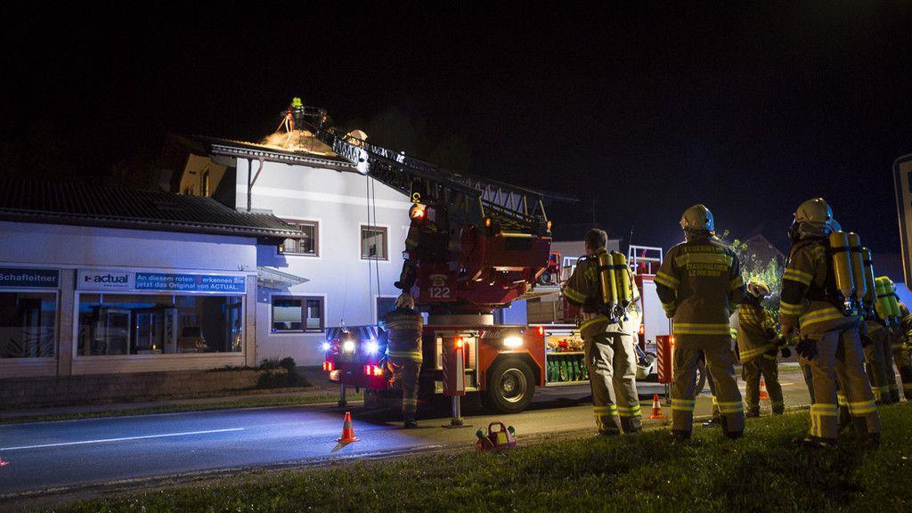 Dachstuhlbrand in Straßwalchen