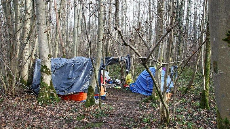 Illegales Zeltlager