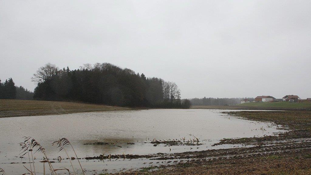 Hochwasser in Petting