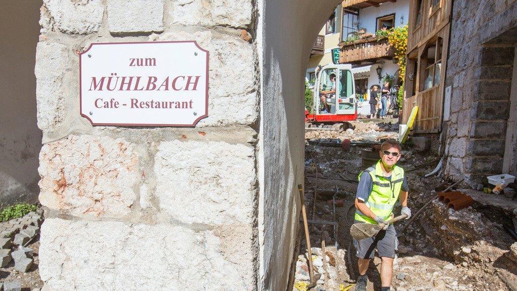 Hochwasser in Hallstatt