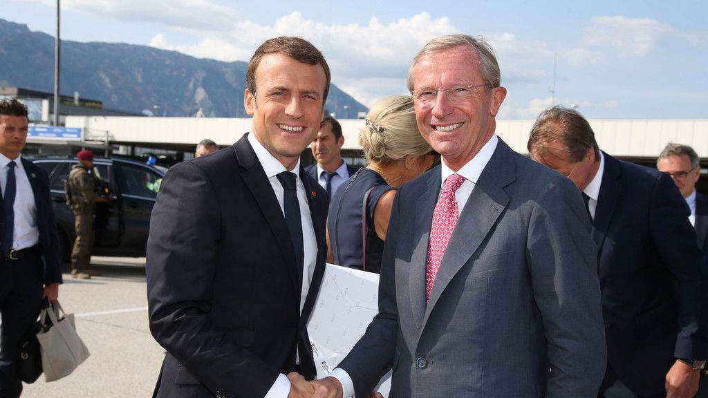 Macron verabschiedet sich von Salzburg