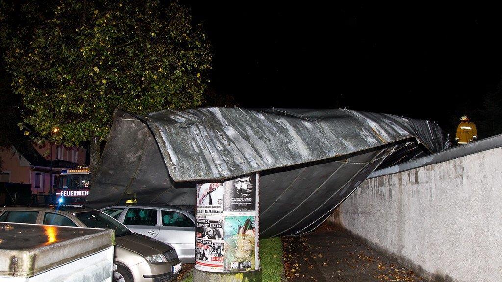 Sturm über Salzburg: Einsätze in der Stadt Salzburg