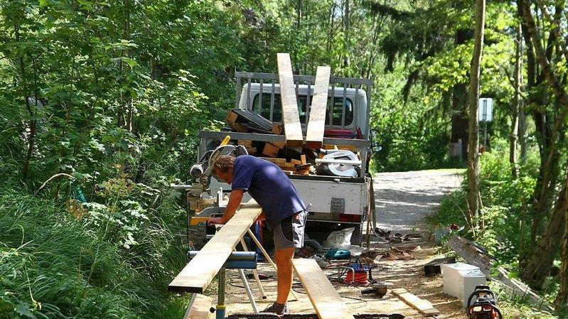 Hauserbrücke: Sanierung geht voran