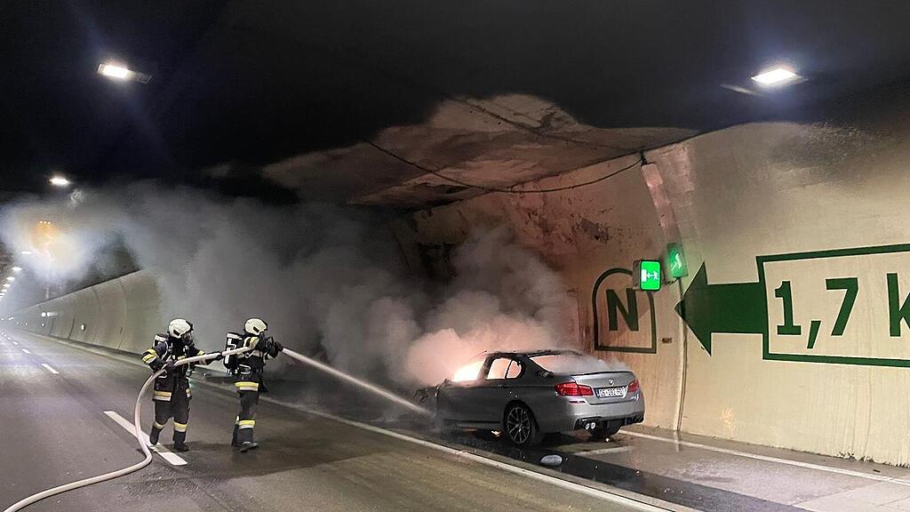 Pkw-Brand Katschbergtunnel