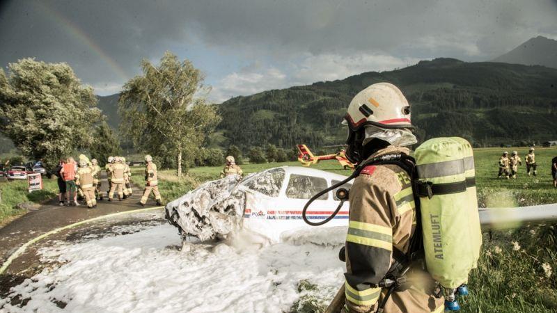Flugzeugabsturz in Zell am See fordert mehrere Verletzte