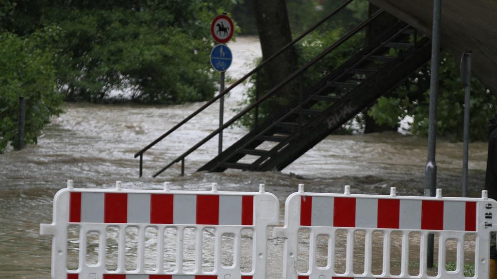 Hochwasser in Trostberg