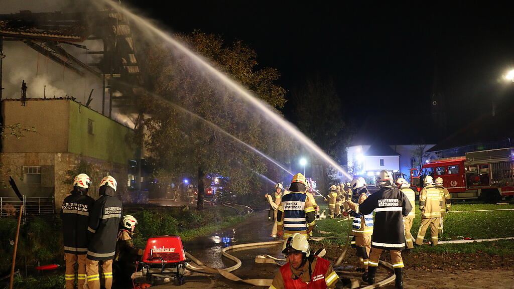 Großbrand Pfongau
