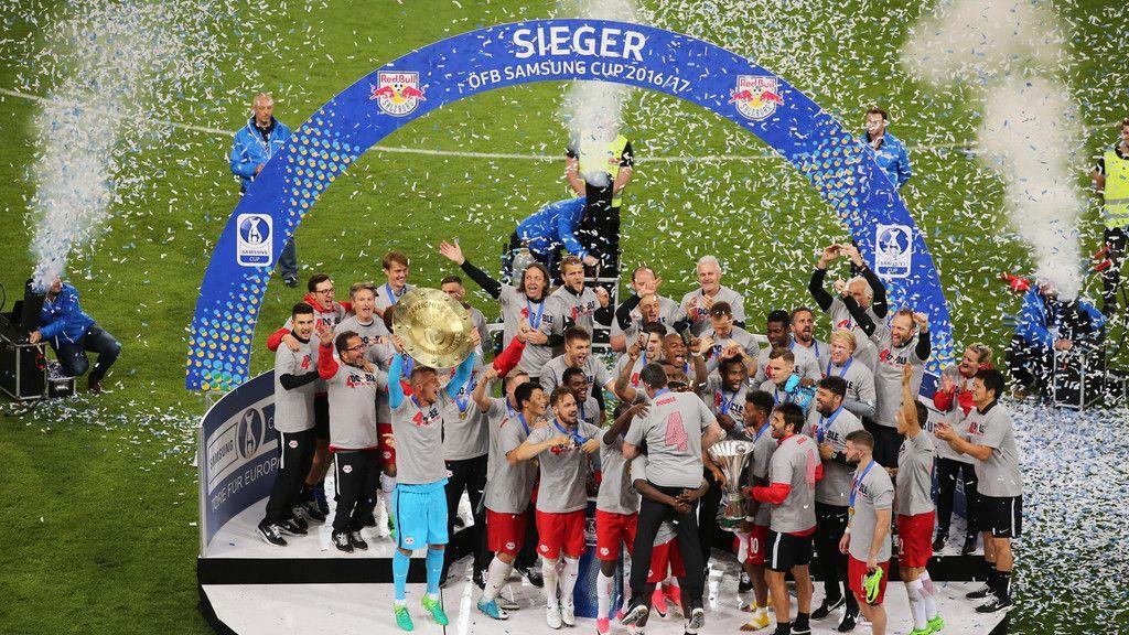 Red Bull Salzburg feiert historisches Quadruple-Double
