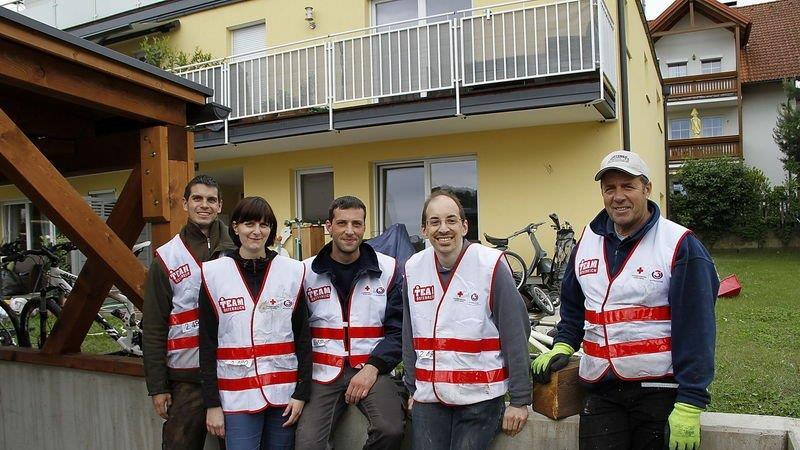 Team Österreich im Einsatz