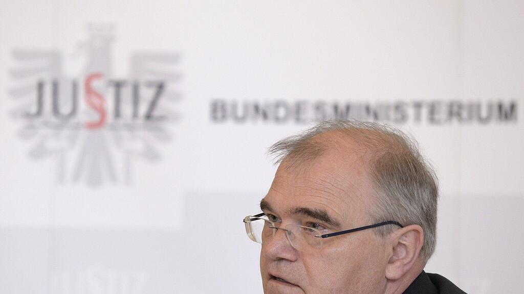 Justizminister Wolfgang Brandstetter am Mittwoch im Rahmen einer Pressekonferenz anlässlich des Reformpakets zur Strafprozessordnung in Wien.