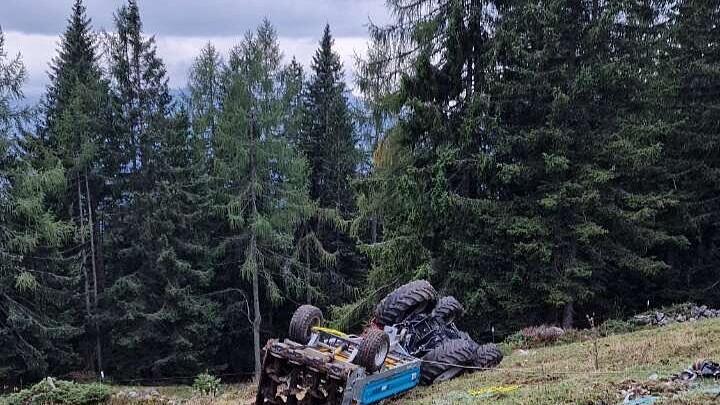 Traktorüberschlag Unken