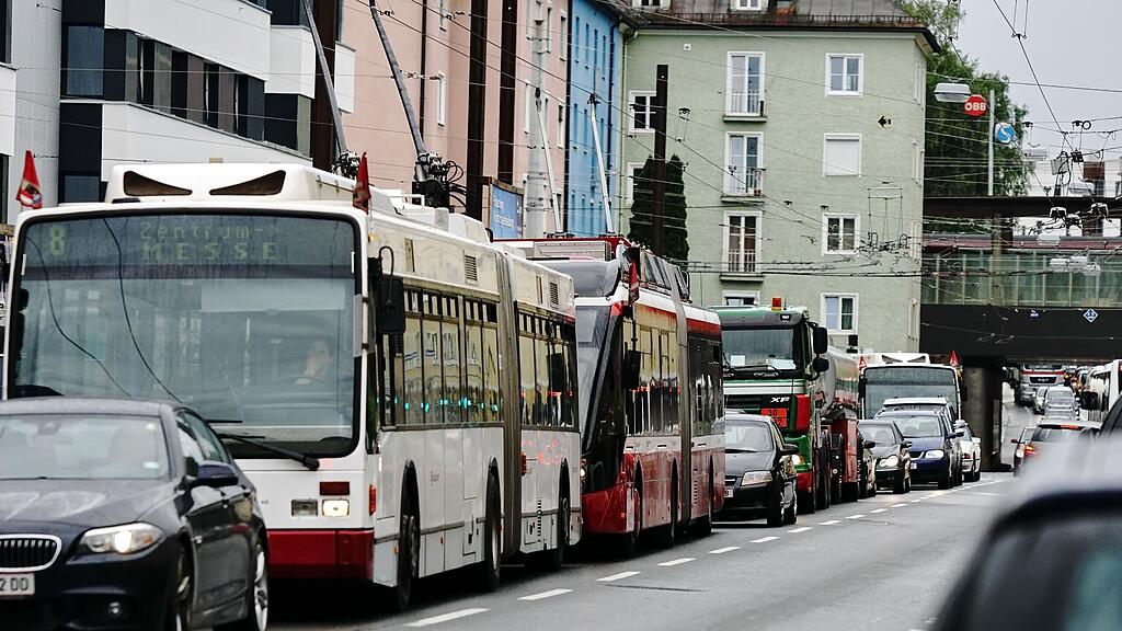 In Salzburg wird ein Ausbau des Obusnetzes seit Jahren angedacht.