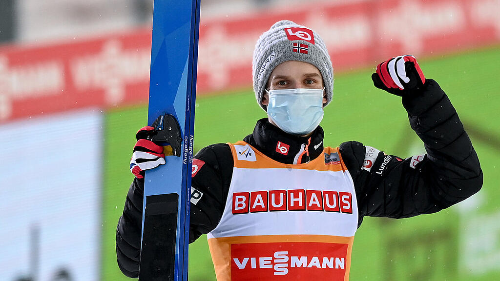 Halvor Egner Granerud hatte wieder Grund zum Jubeln