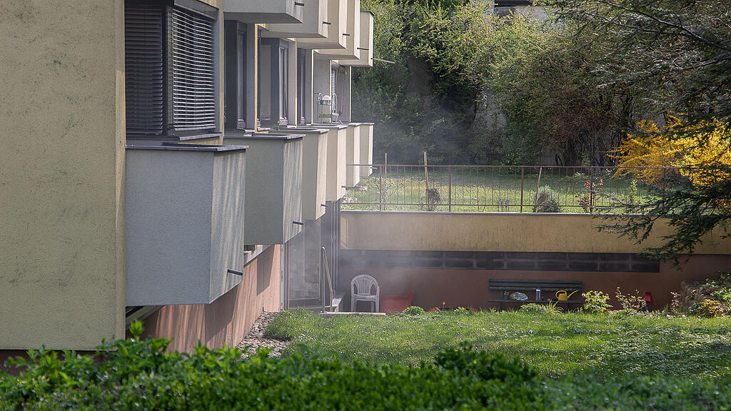 Kellerbrand, Plainstraße, Feuerwehr