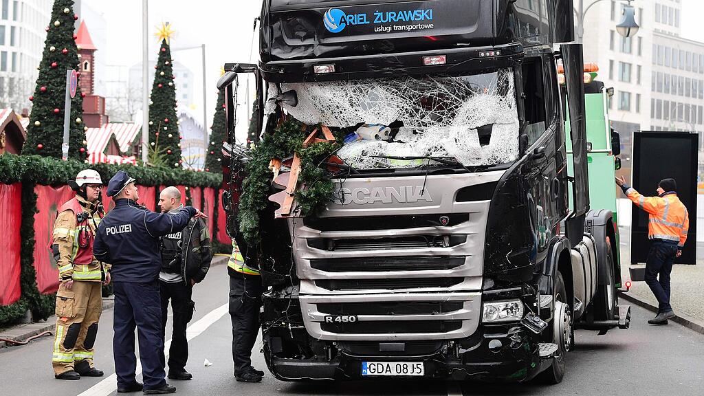Der Lkw fuhr von Italien nach Deutschland.